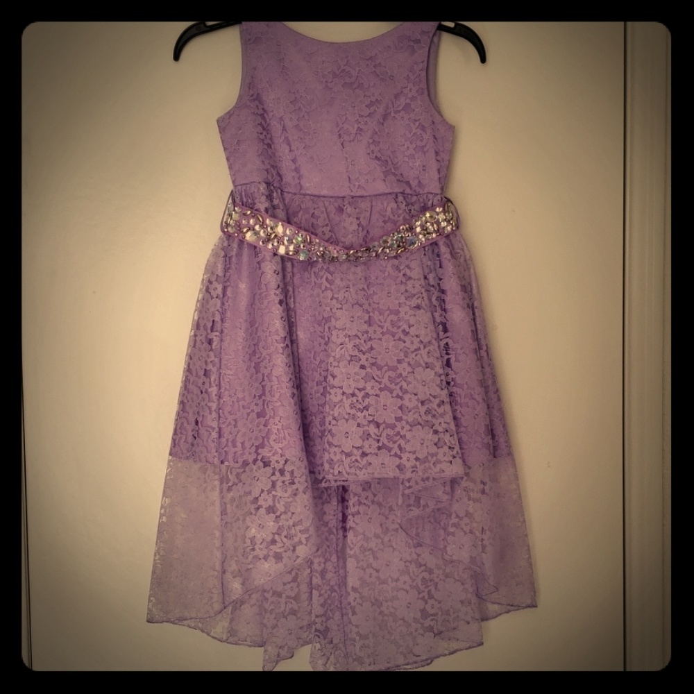 My Best Kid Formal High-Low Dress Lavender
